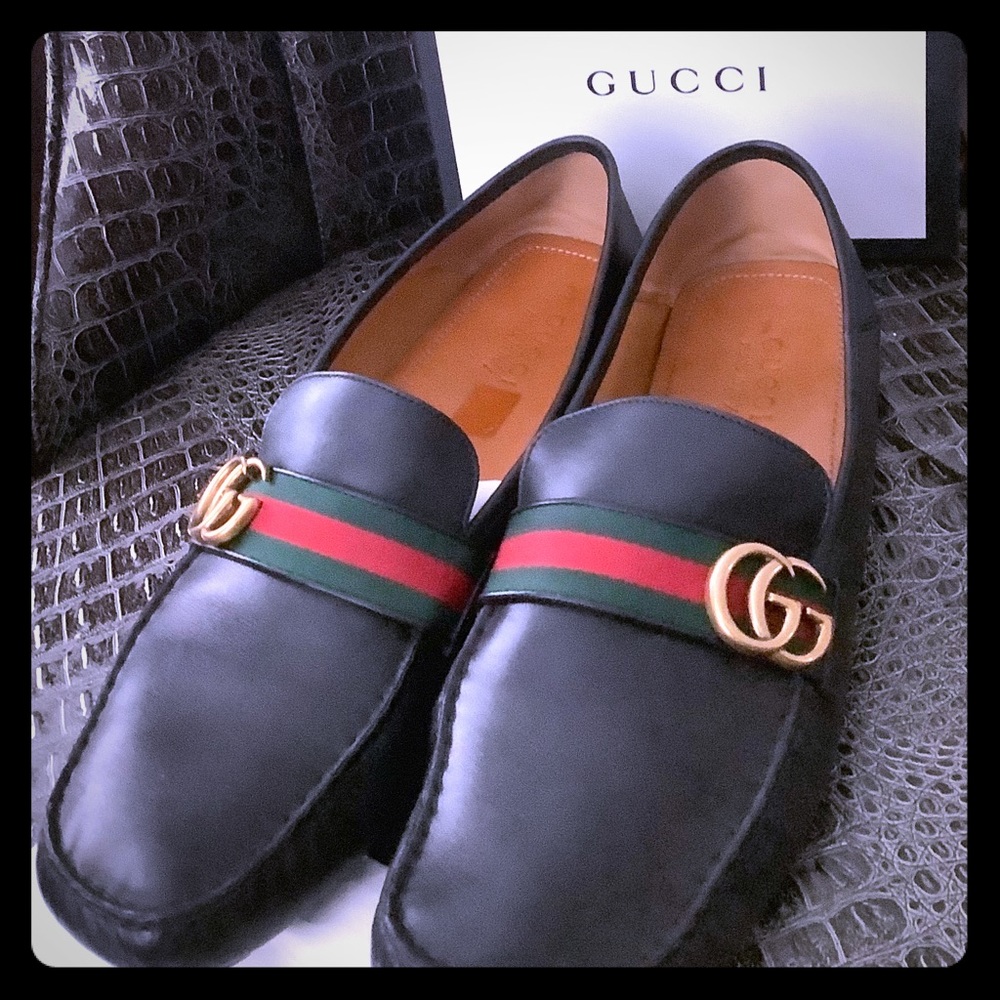Gucci Leather Driver Moccasin